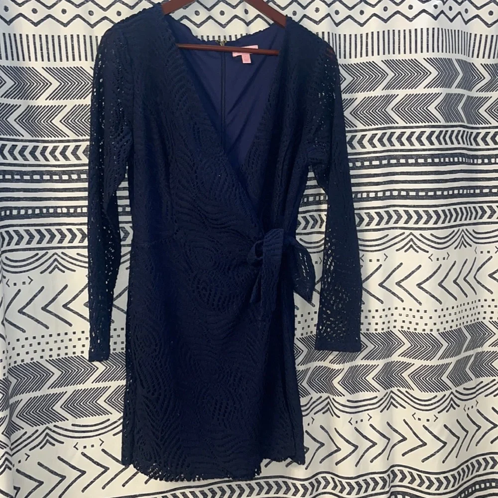 Lilly Pulitzer Tiki wrap cocktail dress/romper - Picture 3 of 7